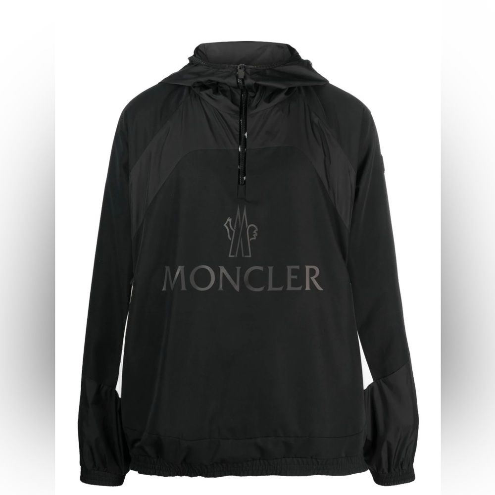 logo-lettering windbreaker NEVER WORN
